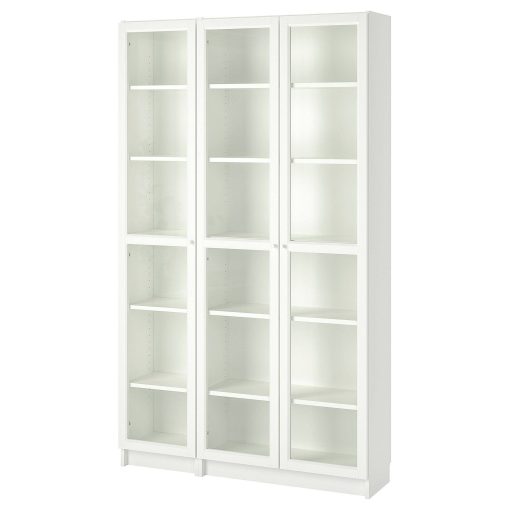 کتابخانه چوبی MDF شیشه خور کد 392
