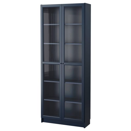 کتابخانه مدرن MDF شیشه خور کد 391