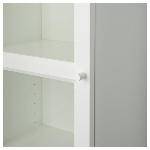کتابخانه چوبی MDF شیشه خور کد 389