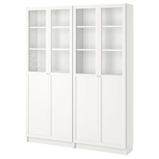 کتابخانه چوبی MDF شیشه خور کد 387