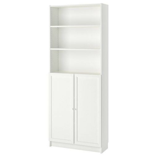 کتابخانه چوبی MDF شیشه خور کد 388
