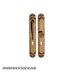 دستگیره درب ورودی کاوه صنعت مدل 15600 طلایی 5 Kave Sanat entrance door handle model 15600 2 | فانوس دیزاین تولید کننده انواع درب اتاق ، ضد سرقت، درب ورودی و ضد آل