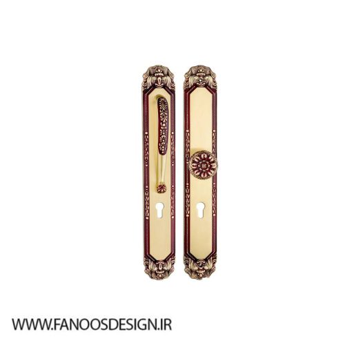 دستگیره درب ورودی کاوه صنعت مدل 15600 طلایی - Image 4