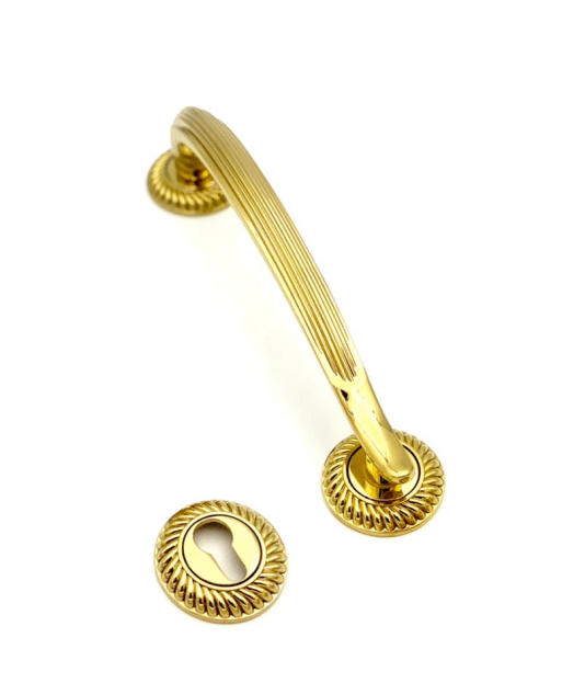 دستگیره درب ورودی ساختمان تلرانس مدل 9200 OL طلایی 1 دستگیره درب ورودی ساختمان تلرانس مدل 9200 OL طلایی