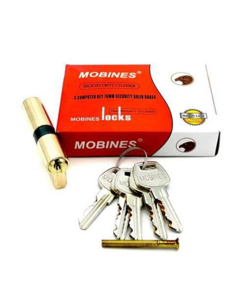 مغزی قفل درب چوبی دو شیار موبینس MOBINES