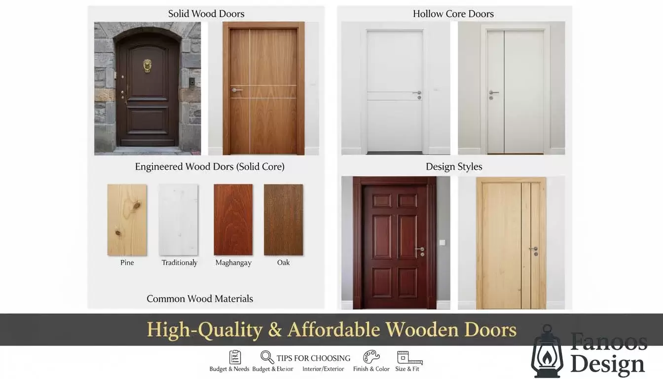 انواع درب های چوبی با کیفیت بالا و قیمت مناسب 3 انواع درب های چوبی با کیفیت بالا و قیمت مناسب