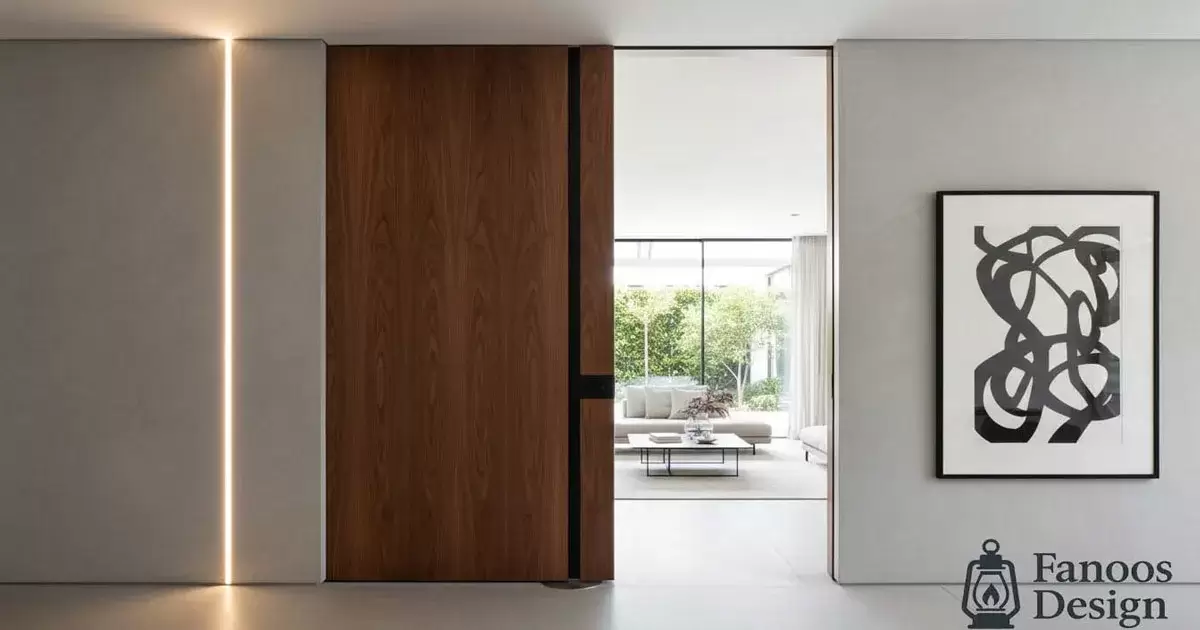 درب های داخلی با طراحی مدرن و خلاقانه