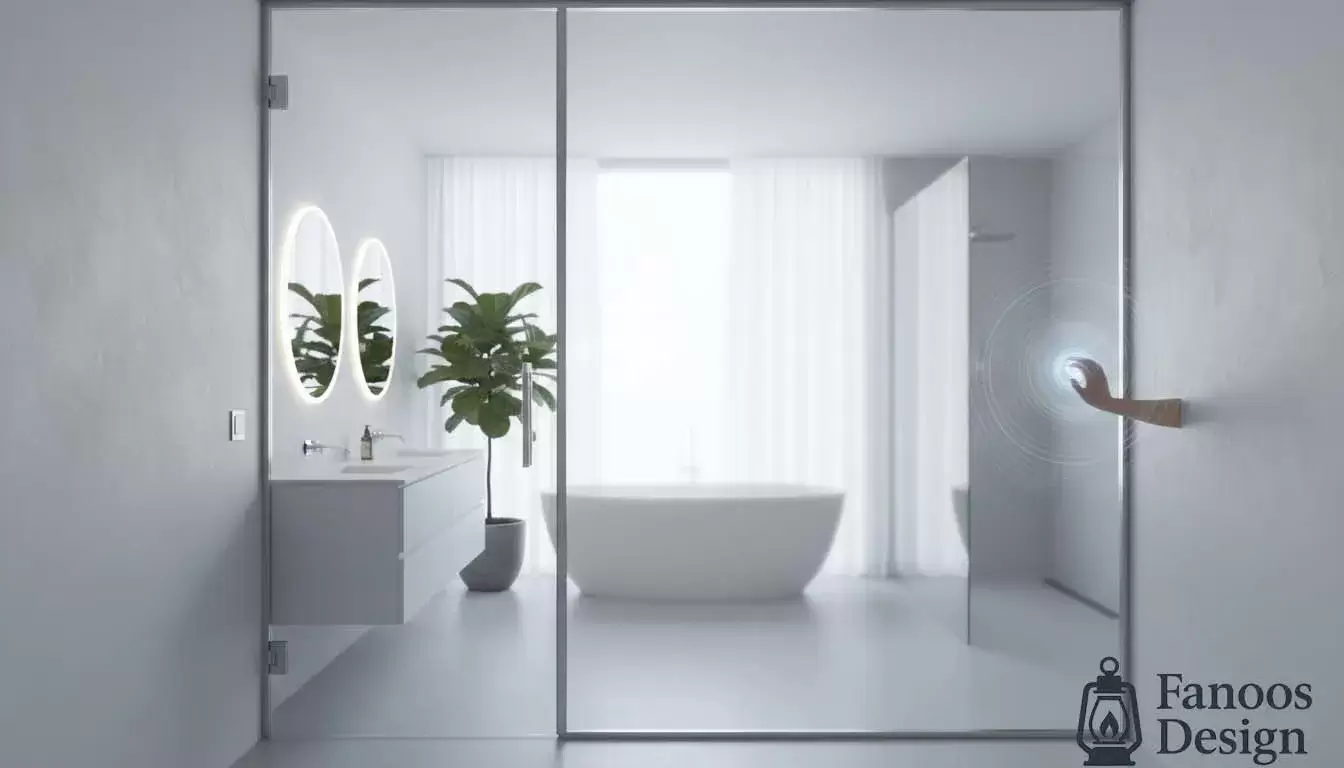 انواع درب های داخلی شیشه ای شفاف