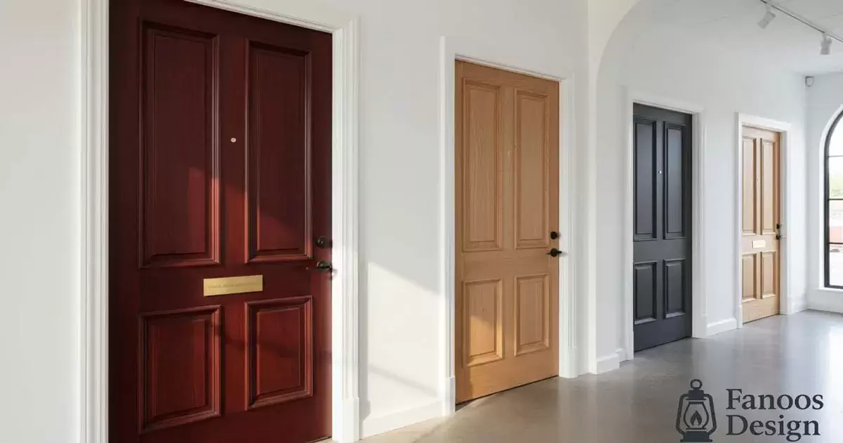 انواع درب های چوبی با طرح های متنوع