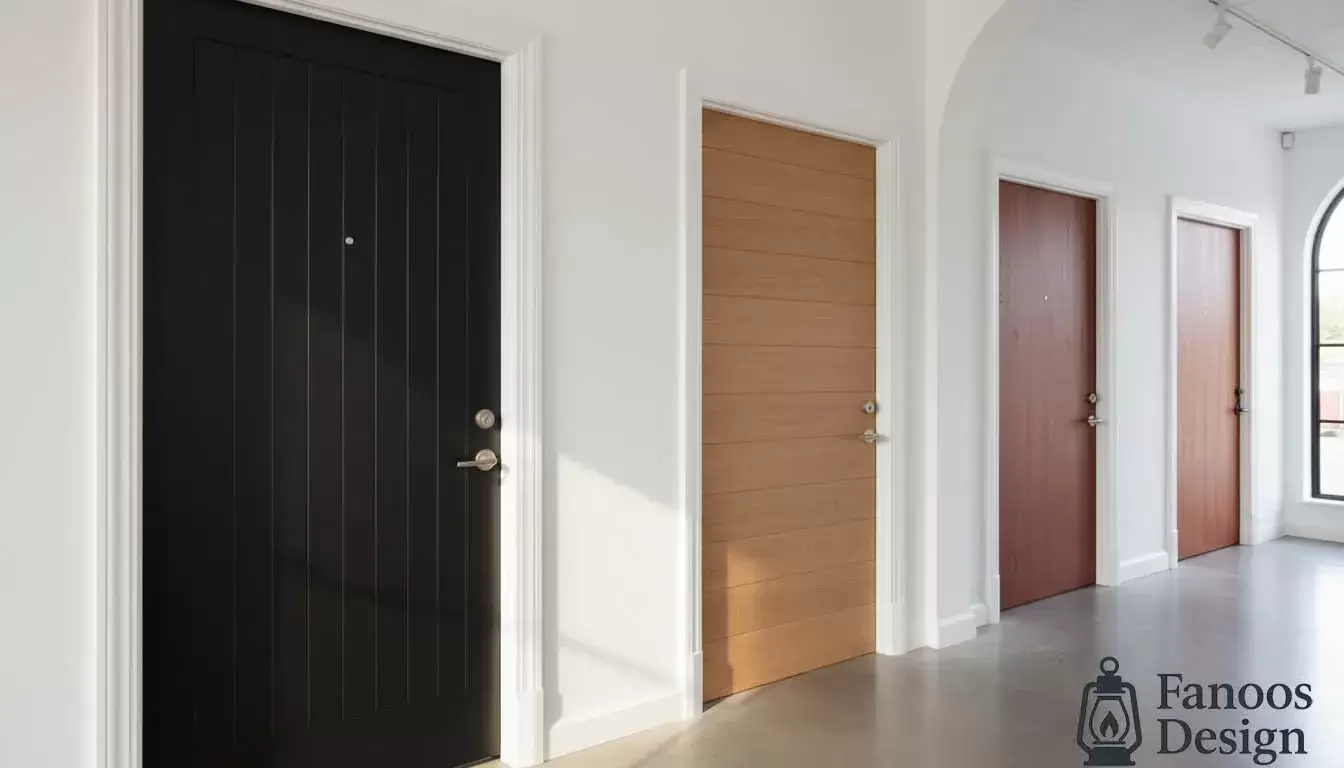 انواع درب های چوبی با طرح های متنوع