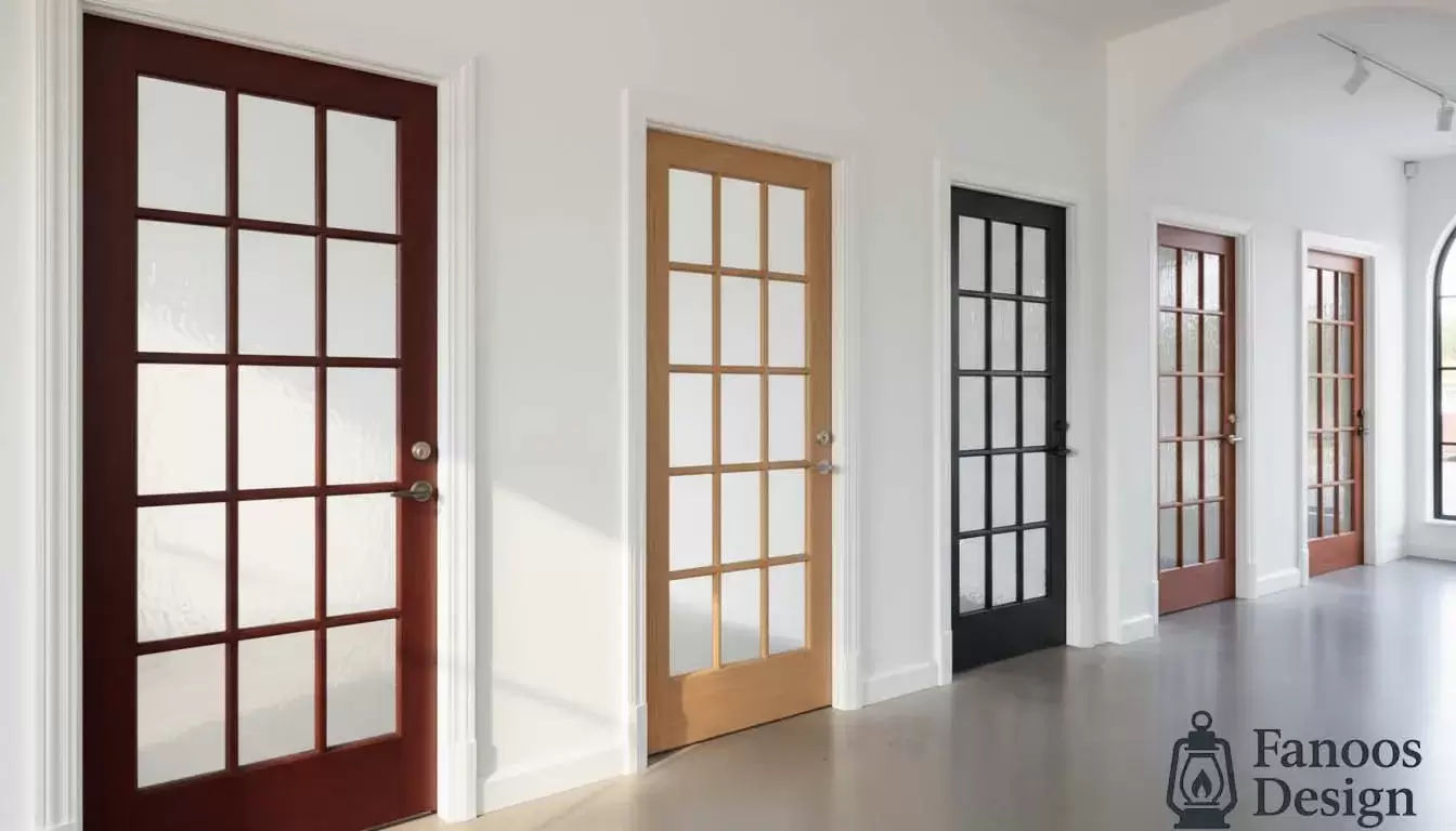 انواع درب های چوبی با طرح های متنوع