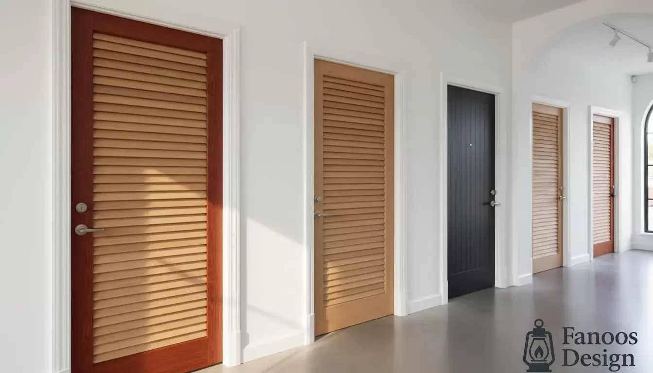 انواع درب های چوبی با طرح های متنوع