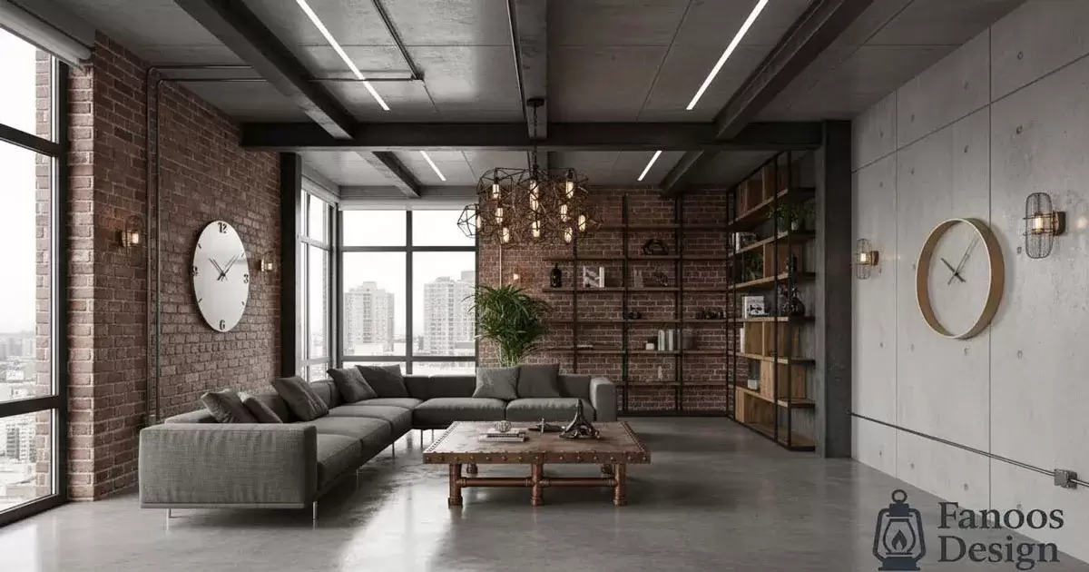 استفاده از طرح های صنعتی و فلزی در دکوراسیون داخلی 30 استفاده از طرح های صنعتی و فلزی در دکوراسیون داخلی