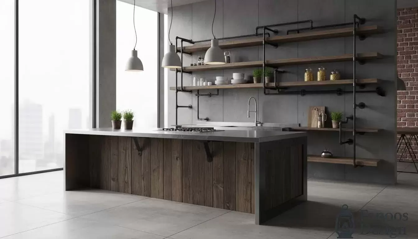 استفاده از طرح های صنعتی و فلزی در دکوراسیون داخلی