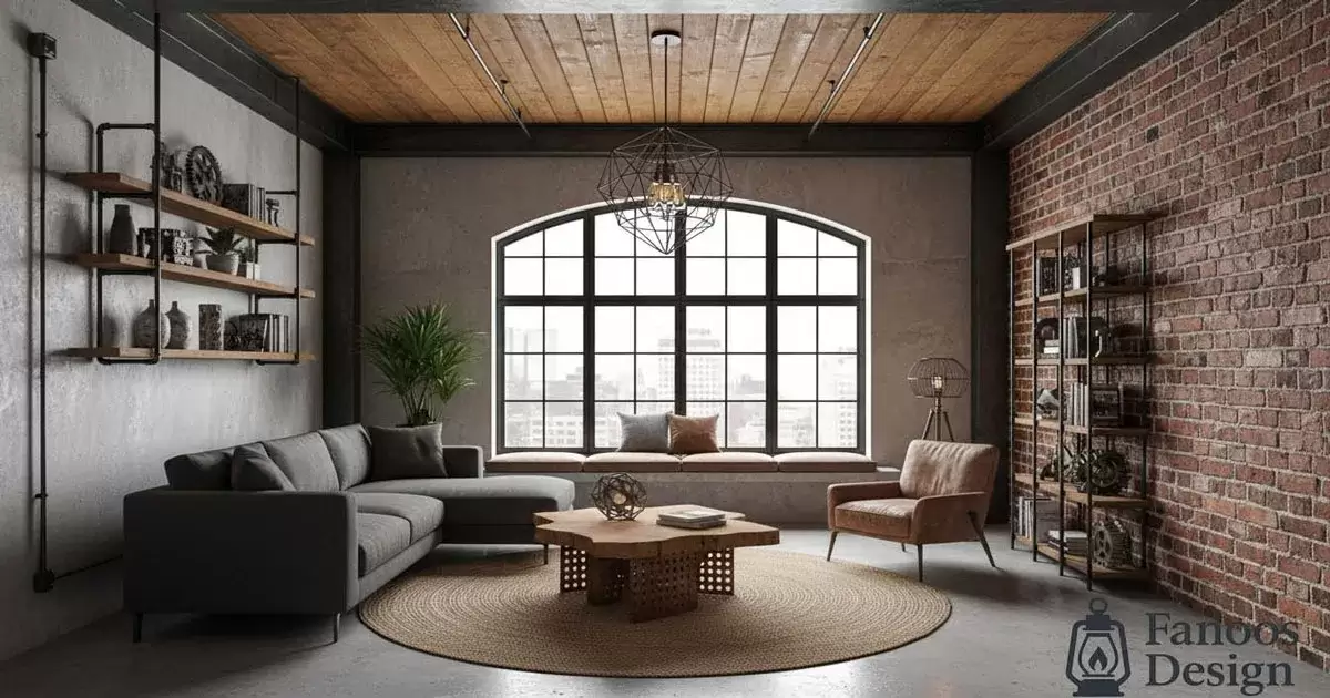 استفاده از مواد ساختمانی صنعتی در دکوراسیون داخلی 19 استفاده از مواد ساختمانی صنعتی در دکوراسیون داخلی