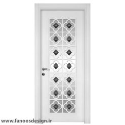 درب MDF کلاسیک شیشه خوز کد 30479