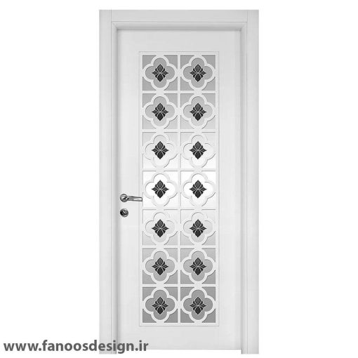درب MDF کلاسیک شیشه خوز کد 30479