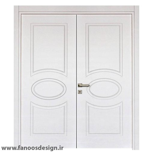 درب MDF کلاسیک دو لنگه کد 30478