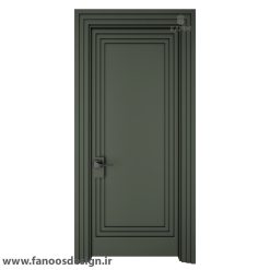 سبد خرید 3 درب MDF تک قاب مدرن با رنگ پوششی 30468