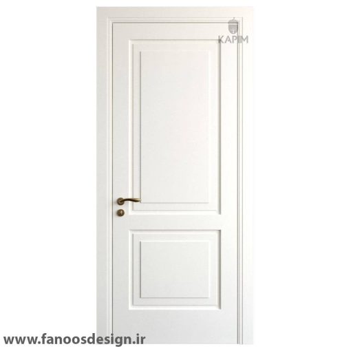 درب MDF دو قاب نئو کلاسیک کد 30453