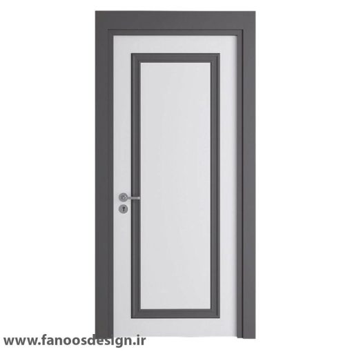 درب MDF تک قاب برجسته مدرن کد 30496