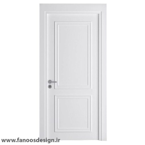 درب MDF دو قاب برجسته مدرن کد 30499
