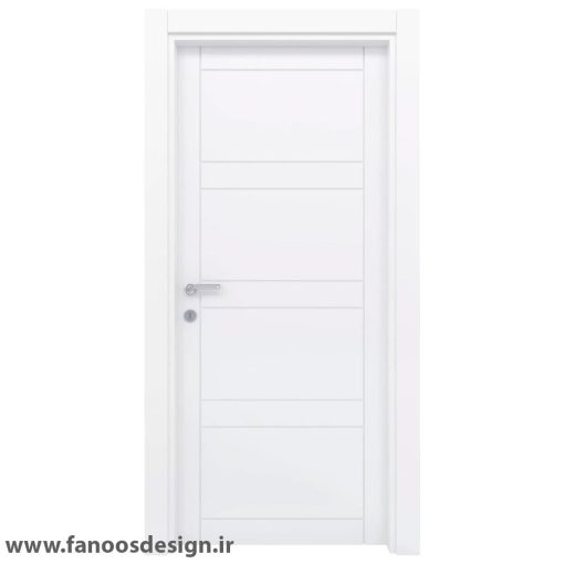 درب MDF سفید CNC کد 30529