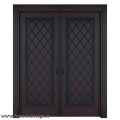 درب MDF طرح CNC کد 30566