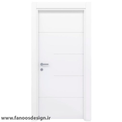 درب MDF سفید CNC کد 30524