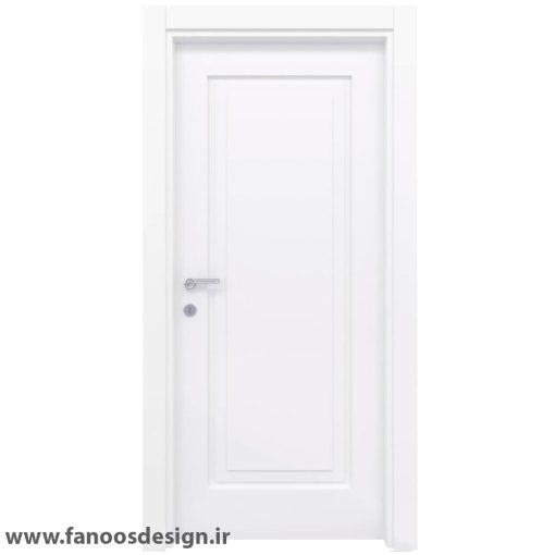 درب MDF سفید CNC کد 30523