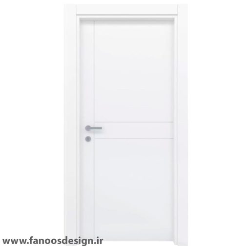 درب MDF سفید CNC کد 30522