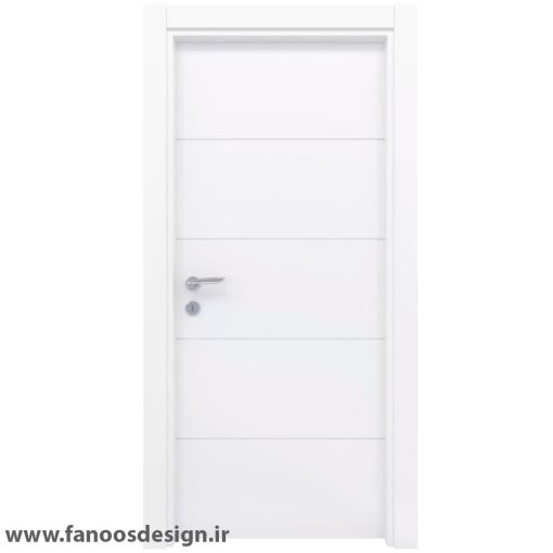 درب MDF سفید CNC کد 30521