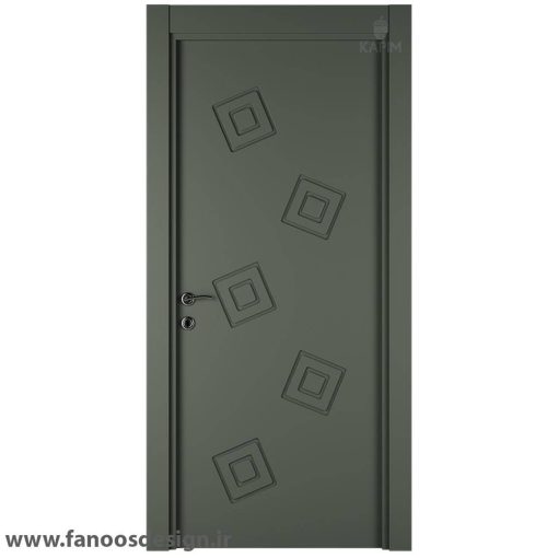 درب اتاق خواب روکش PVC کد 30620