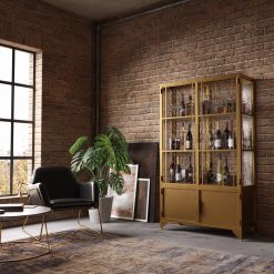 ویترین فلزی مراکشی سبک صنعتی کد 30728 10 MARRAKESCH LOFT Vitrinenschrank aus Stahl und Glas LUX 4 | فانوس دیزاین تولید کننده انواع درب اتاق ، ضد سرقت، درب ورودی و ضد آل
