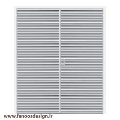 سبد خرید 4 درب تاسیساتی مدل کرکره ای کد 30694