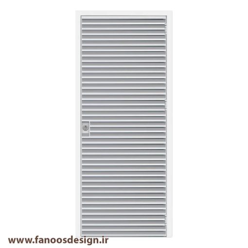 درب تاسیساتی مدل کرکره ای تک کد 30695