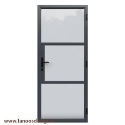 سبد خرید 6 درب آهنی شیشه خور تک لنگه کد 30704