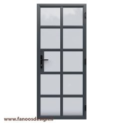 سبد خرید 25 درب آهنی شیشه خور تک لنگه کد 30702