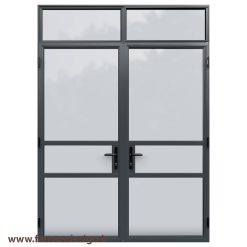 سبد خرید 8 درب آهنی شیشه خور دو لنگه با کتیبه کد 30701