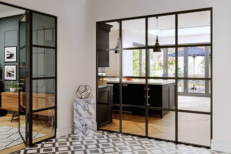 Applications of aluminum doors in industry and trade
