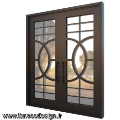 درب دولنگه لابی آهنی کد 30719 5 درب لابی آهنی کد 30719