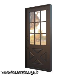 درب لابی آهنی کد 30715