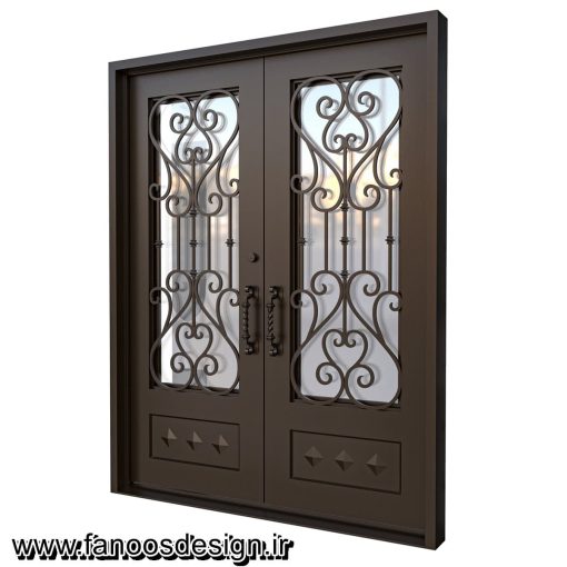 درب لابی آهنی کد 30711