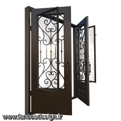درب لابی آهنی کد 30711