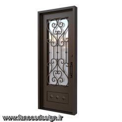 درب لابی آهنی کد 30710