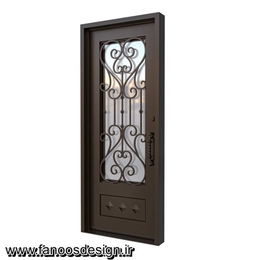 درب لابی آهنی کد 30710