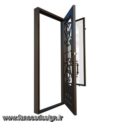 درب لابی آهنی کد 30710