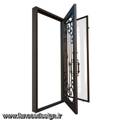 درب لابی آهنی کد 30709