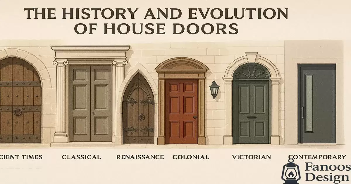 تاریخچه و تکامل دربهای خانه از دوران باستان تا امروز 1 تاریخچه و تکامل دربهای خانه از دوران باستان تا امروز
