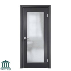 درب تک قاب قاب MDF شیشه خور 30810